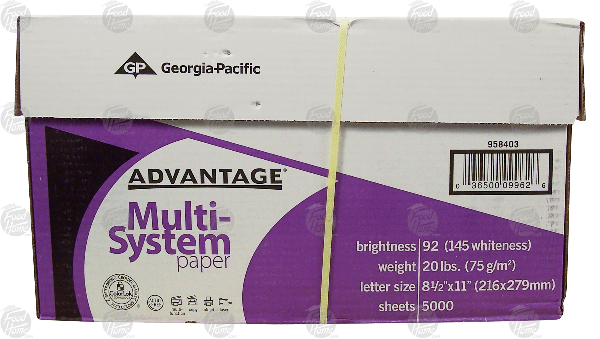 Georgia-Pacific Advantage multi-system paper, brightness 92, letter size 8-1/2 Full-Size Picture